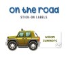 Iron-on & Stick-on Labels Value Pack On the Road
