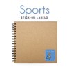 Stick-on Labels Sport