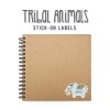 Stick-on Labels Tribal Animals