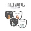 Iron-on & Shoes Value Pack Tribal Animals Iron-on & Shoes Value Pack Tribal Animals