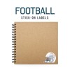 Stick-on Labels Football