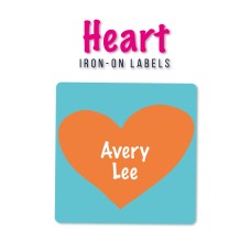 Iron-On Labels Heart