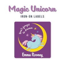 Iron-On Labels Magic Unicorn