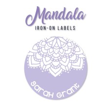 Iron-On Labels Mandala
