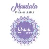 Iron-on & Stick-on Labels Value Pack Mandala