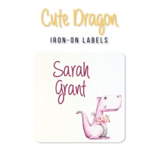Iron-On Labels Cute Dragon