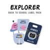 Back to School Label Value Pack Explorer Back to School Label Value Pack Explorer