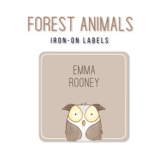 Iron-On Labels Forest Animals