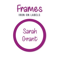 Iron-On Labels Frames