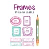Iron-on & Stick-on Labels Value Pack Frames