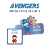 Iron-on & Stick-on Labels Value Pack Avengers Iron-on & Stick-on Labels Value Pack Avengers