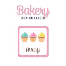 Iron-On Labels Bakery Iron-On Labels Bakery
