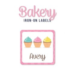 Iron-On Labels Bakery