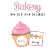 Iron-on & Stick-on Labels Value Pack Bakery Iron-on & Stick-on Labels Value Pack Bakery