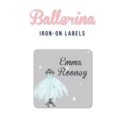 Iron-On Labels Ballerina