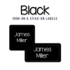 Iron-on & Stick-on Labels Value Pack Black Iron-on & Stick-on Labels Value Pack Black