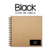 Stick-on Labels Black