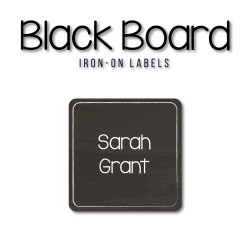 Iron-On Labels Blackboard