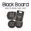 Back to School Label Value Pack Blackboard Back to School Label Value Pack Blackboard