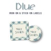 Iron-on & Stick-on Labels Value Pack Blue Iron-on & Stick-on Labels Value Pack Blue