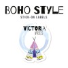 Stick-on Labels Boho Style