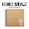Stick-on Labels Boho Style