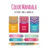 Iron-on & Stick-on Labels Value Pack Color Mandala Iron-on & Stick-on Labels Value Pack Color Mandala
