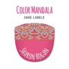 Shoe Labels Color Mandala