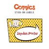 Stick-on Labels Comics