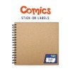 Stick-on Labels Comics