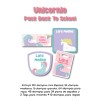 Back to School Label Value Pack Unicornio Back to School Label Value Pack Unicornio