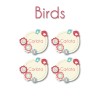 Gift Label Birds Gift Label Birds