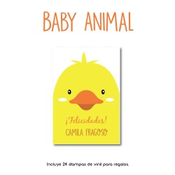Gift Label Baby Animal
