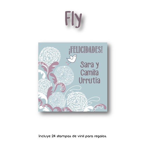 Gift Label Fly Gift Label Fly
