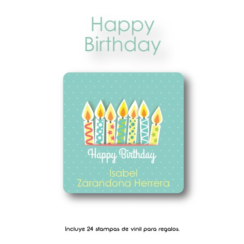 Gift Label Happy Birthday Gift Label Happy Birthday