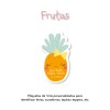 Iron-on & Stick-on Labels Value Pack Fruits