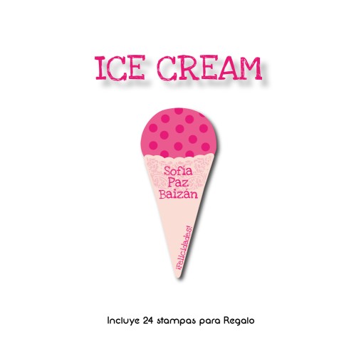 Gift Label Ice Cream Gift Label Ice Cream