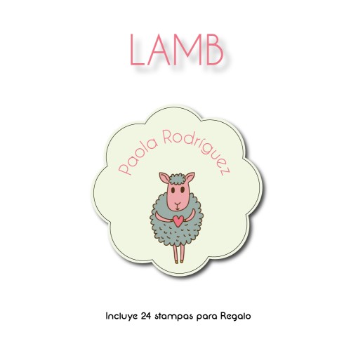Gift Label Lamb Gift Label Lamb