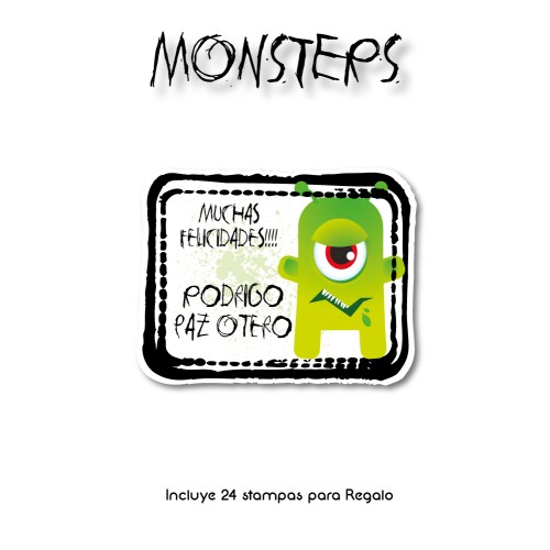 Gift Label Monster Gift Label Monster