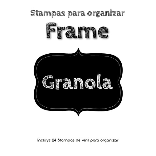 Stampas para organizar Frame