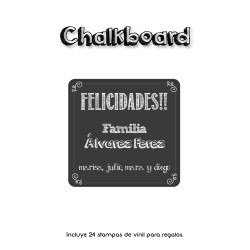 Gift Label Chalkboard