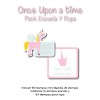 Iron-on & Stick-on Labels Value Pack Once Upon a Time