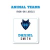 Iron-On Labels Animal Teams Iron-On Labels Animal Teams