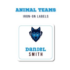 Clothing Labels Animal Teams