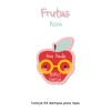 Iron-on & Stick-on Labels Value Pack Fruits
