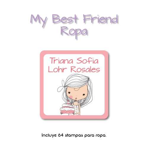 Iron-On Labels My Best Friend