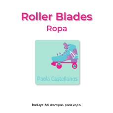 Iron-On Labels Roller Blades