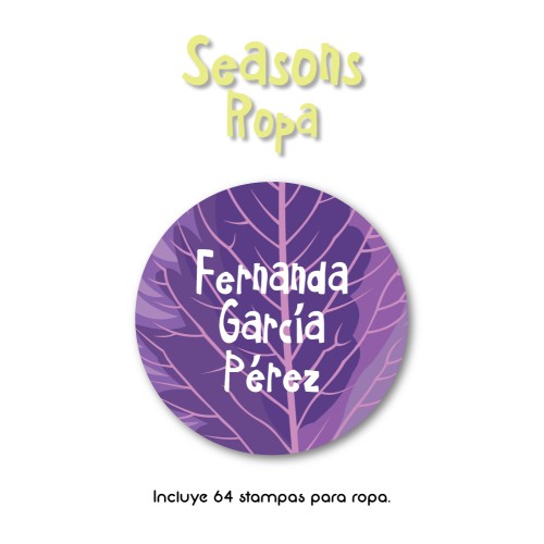 Iron-On Labels Seasons