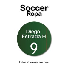 Iron-On Labels Soccer