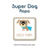 Iron-On Labels Super Dog